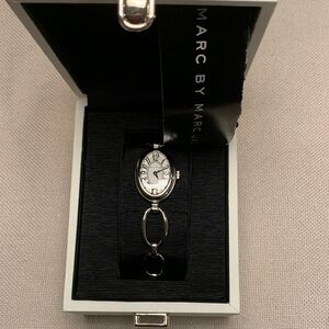 Marc By Marc Jacobs Stainless Oval Bracelet Watch